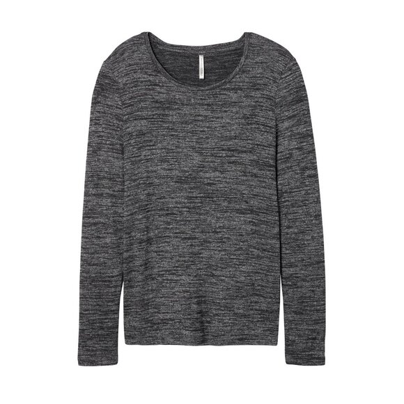 Banana Republic Luxespun Spacedye soft and flowy long-sleeve tee Large - Picture 1 of 7